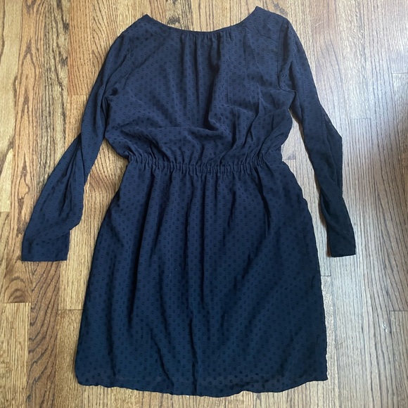 J. Crew Navy Swiss Dot Dress - Picture 3 of 4